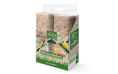 Premium MeisenBallen mit Insekten - 6er Pack