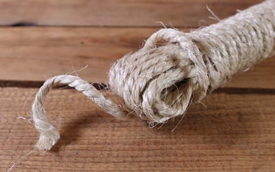 Wäscheleine aus Sisal