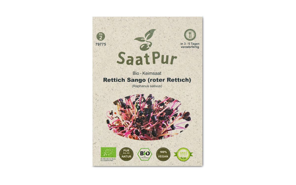 BIO-Keimsprossen Radies Sango