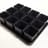 Vierecktopf 8 x 8 x 8,5 cm - 10er Set