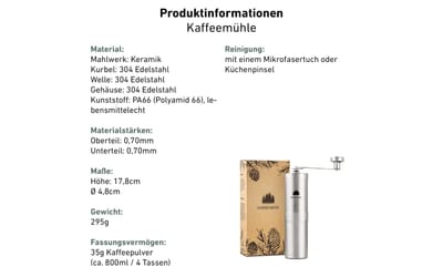 Manuelle Kaffeemühle