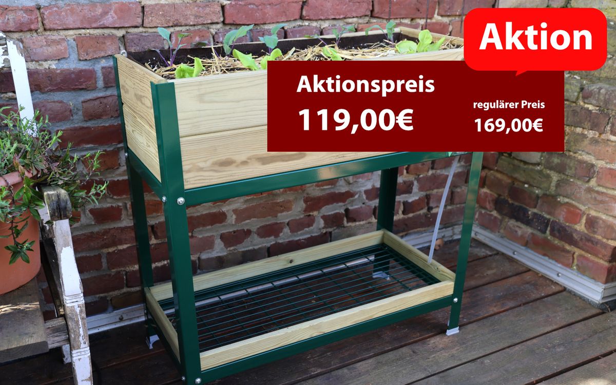 Balkon Hochbeet "Mi huerto urban"