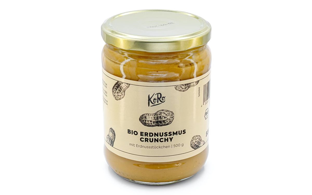 Bio Erdnussmus Crunchy 