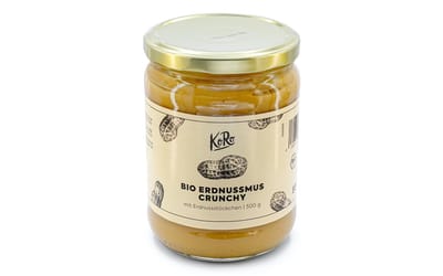 Bio Erdnussmus Crunchy 