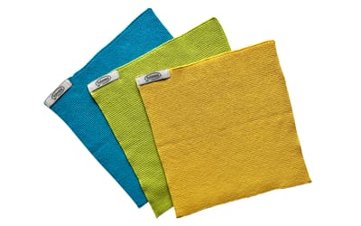 Wischtuch 3er Set Gelb/Lime/Türkis