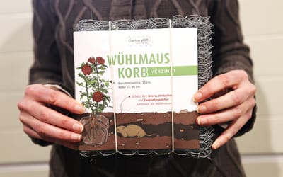 Wühlmauskorb für Sträucher - verzinkt