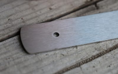 Edelstahl Steckschild groß - 10 Stück