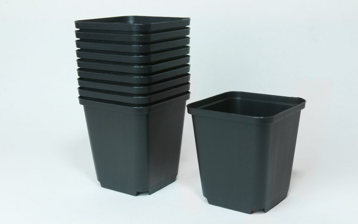 Vierecktopf 9 x 9 x 9,5 cm - 100er Set
