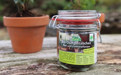 Kleepura Düngestäbchen im Einmach-Glas