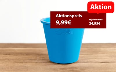 Pflanztöpfe aus Kautschuk - Blau Petrol