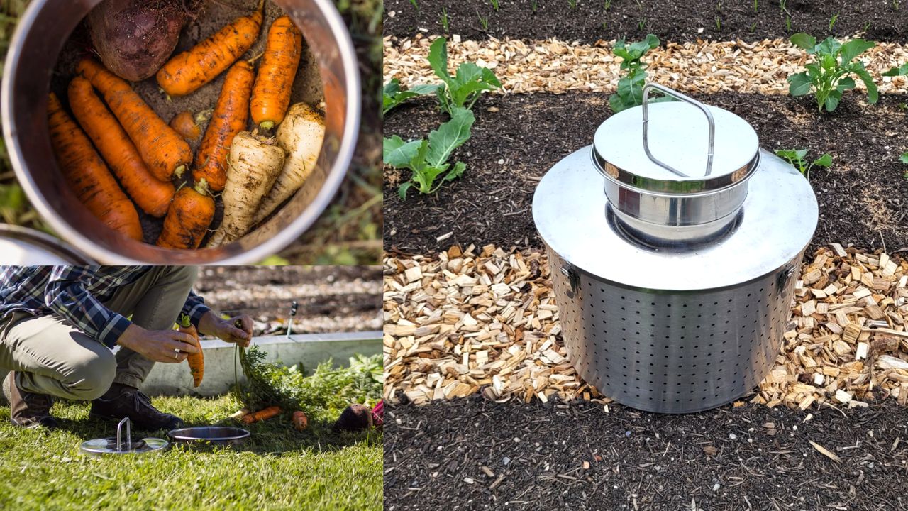 Erdmiete aus Edelstahl 