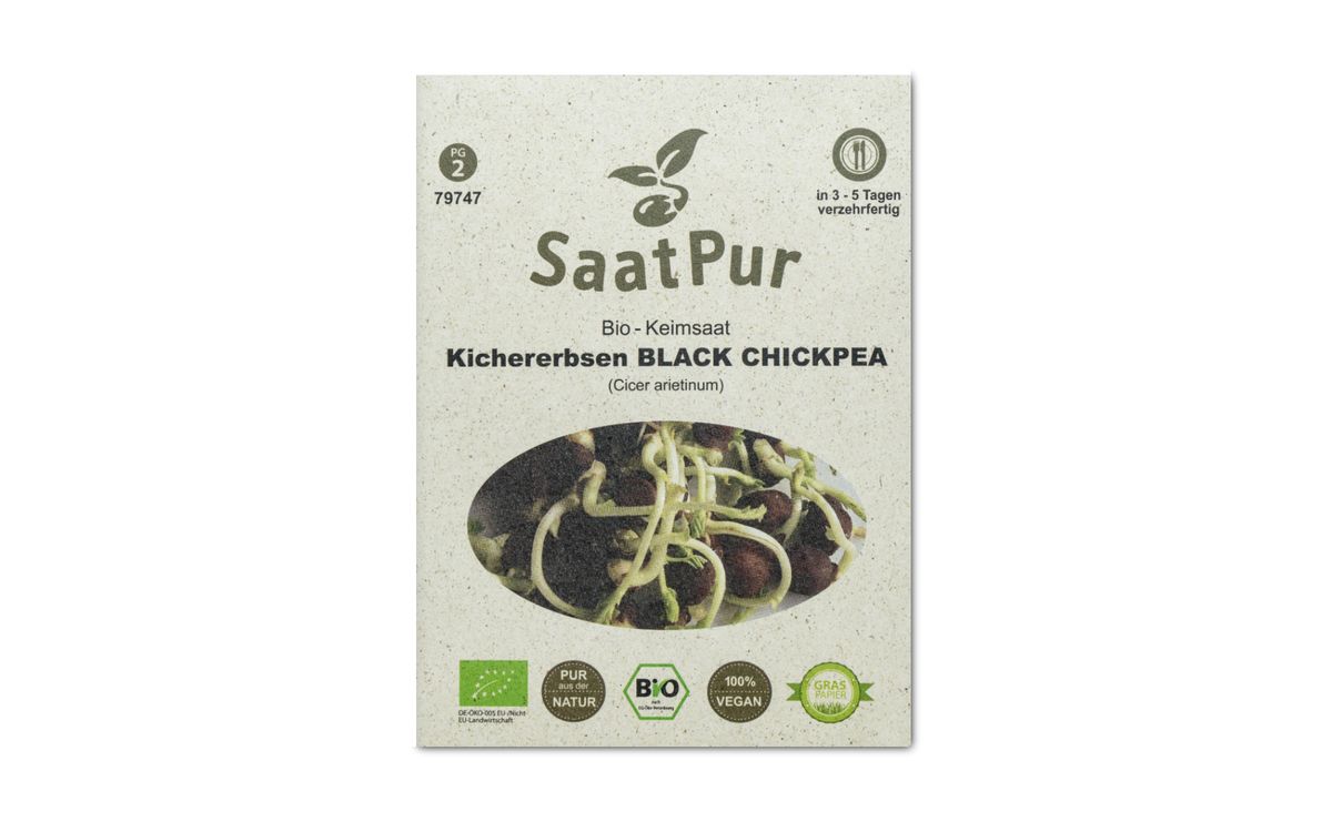 BIO-Keimsprossen Kichererbsen BLACK