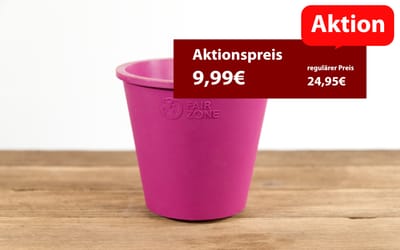 Pflanztöpfe aus Kautschuk - Purple
