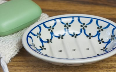 Keramik Seifenschale "Blau"