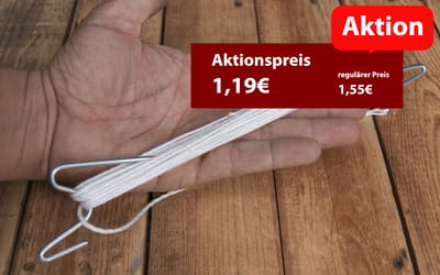 Tomatenhaken mit Schnur