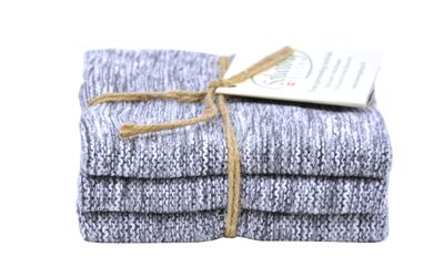 Wischtuch 3er Set Weiß/Grau