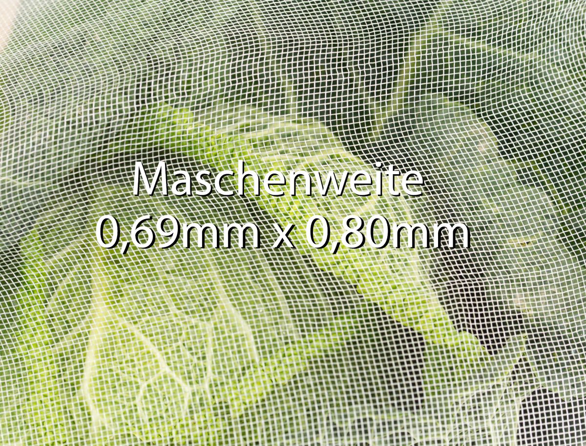 Gemüseschutznetz (Engmaschig) - 2,5 m Breite (1 m)