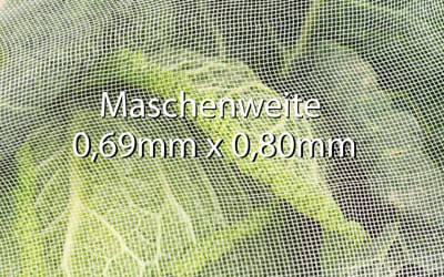 Gemüseschutznetz (Engmaschig) - 2,5 m Breite (1 m)