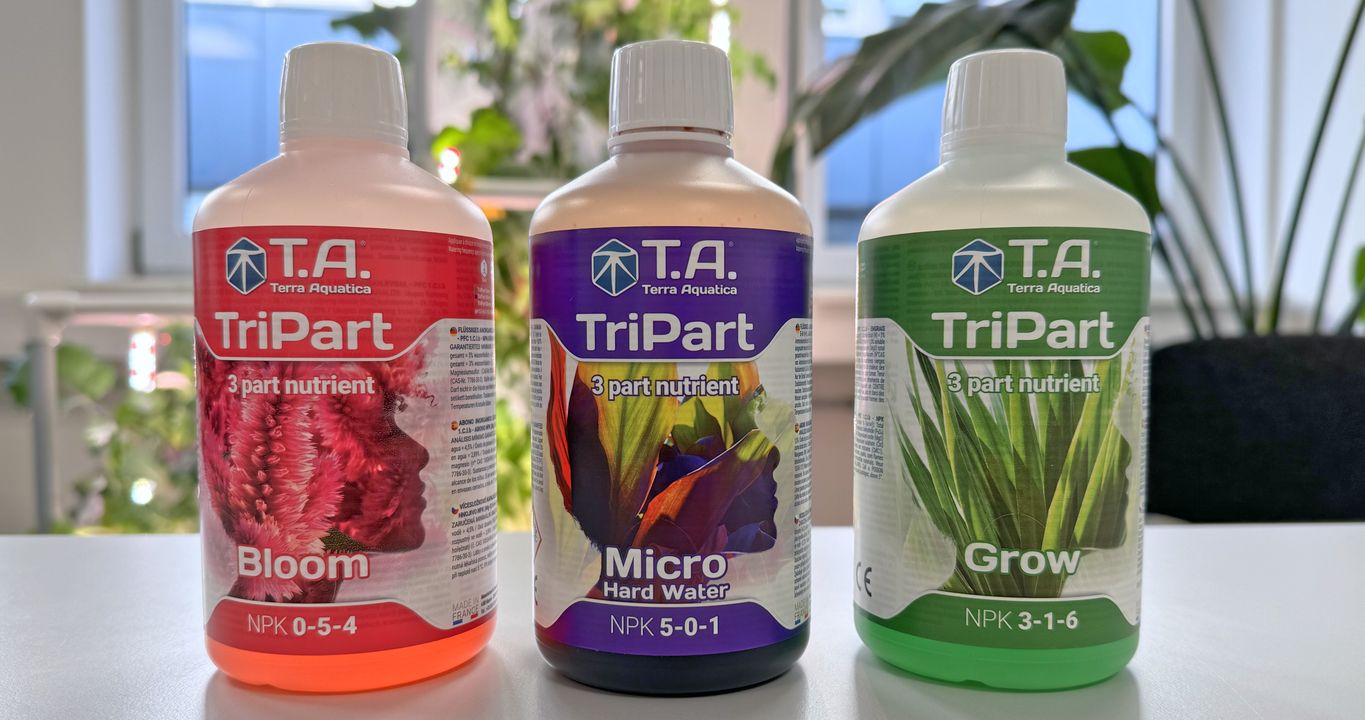 TriPart Düngesystem - 3er Set - Für hartes Wasser