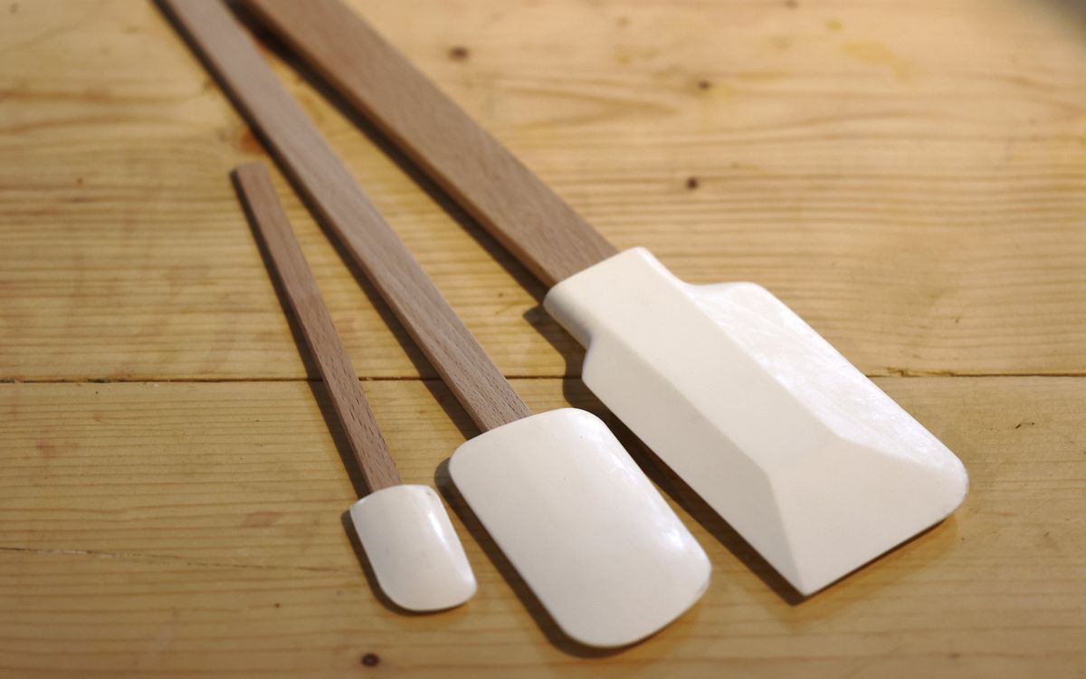 Topfschaber 3er Set aus Naturkautschuk