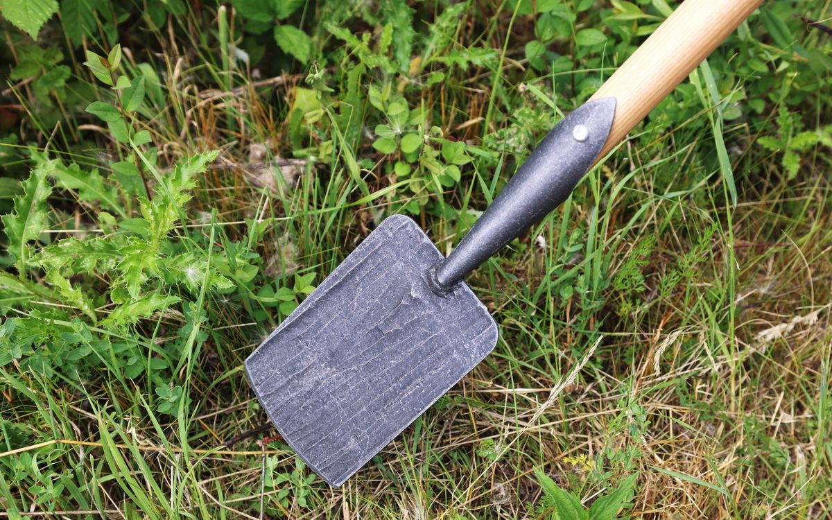 Handspaten mit 80 cm Stiel