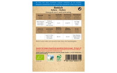 Rettich Ostergruß Rosa 2