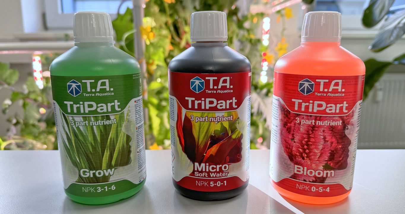 TriPart Düngesystem - 3er Set - Für weiches Wasser