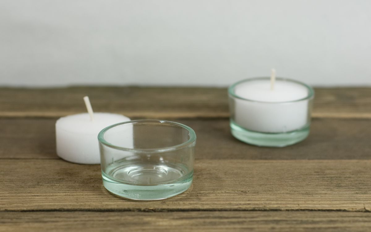 Teelichtglas
