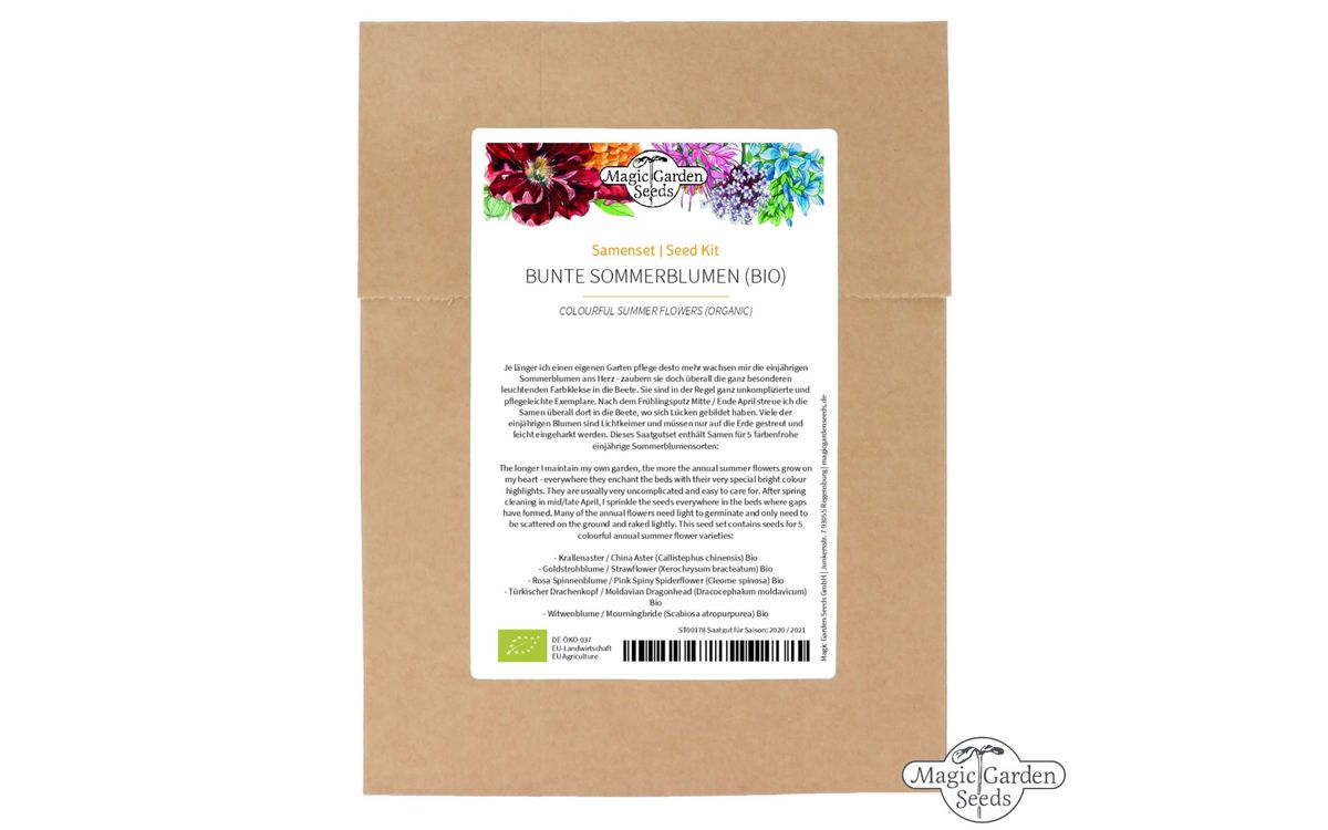 Bunte Sommerblumen