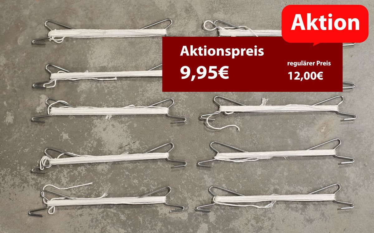 Tomatenhaken mir Schnur 10er Set