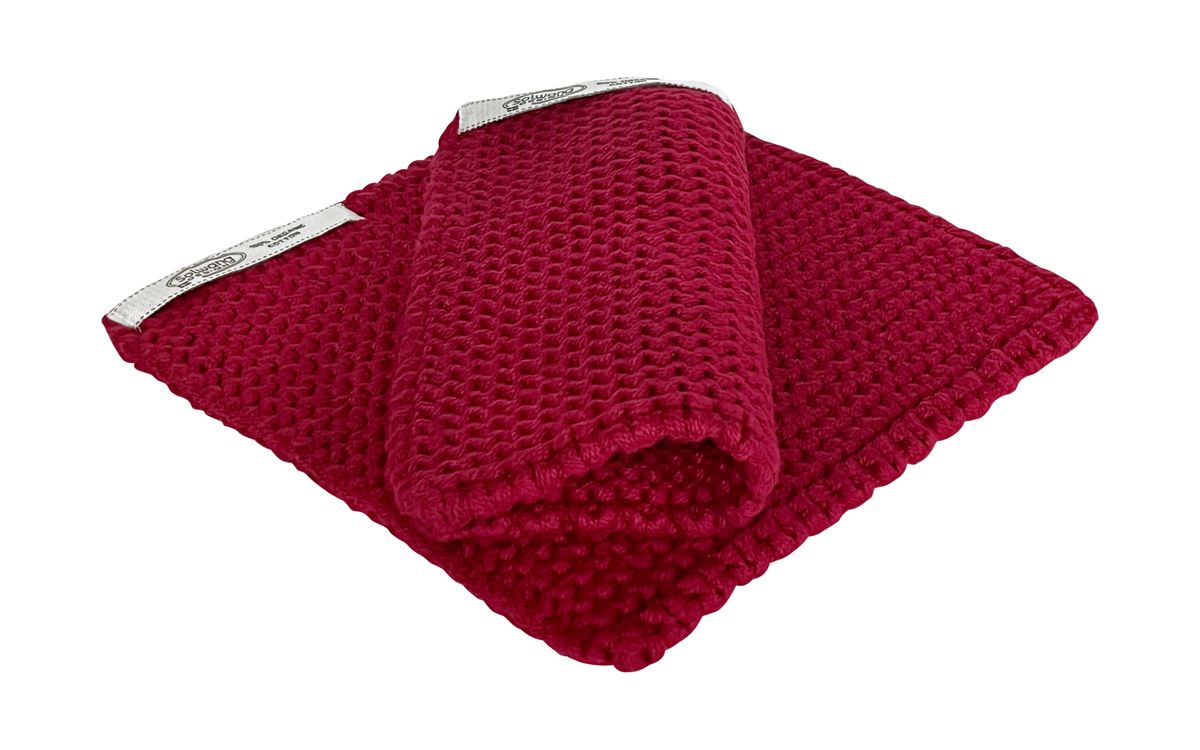 Topflappen Tiefrot