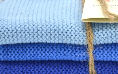 Wischtuch 3er Set Blau