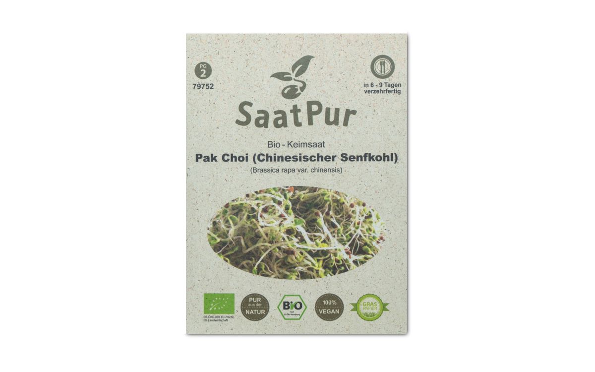 BIO-Keimsprossen Chin. Senfkohl Pak Choy