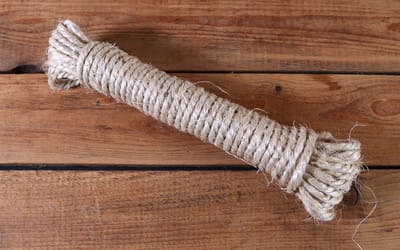 Wäscheleine aus Sisal
