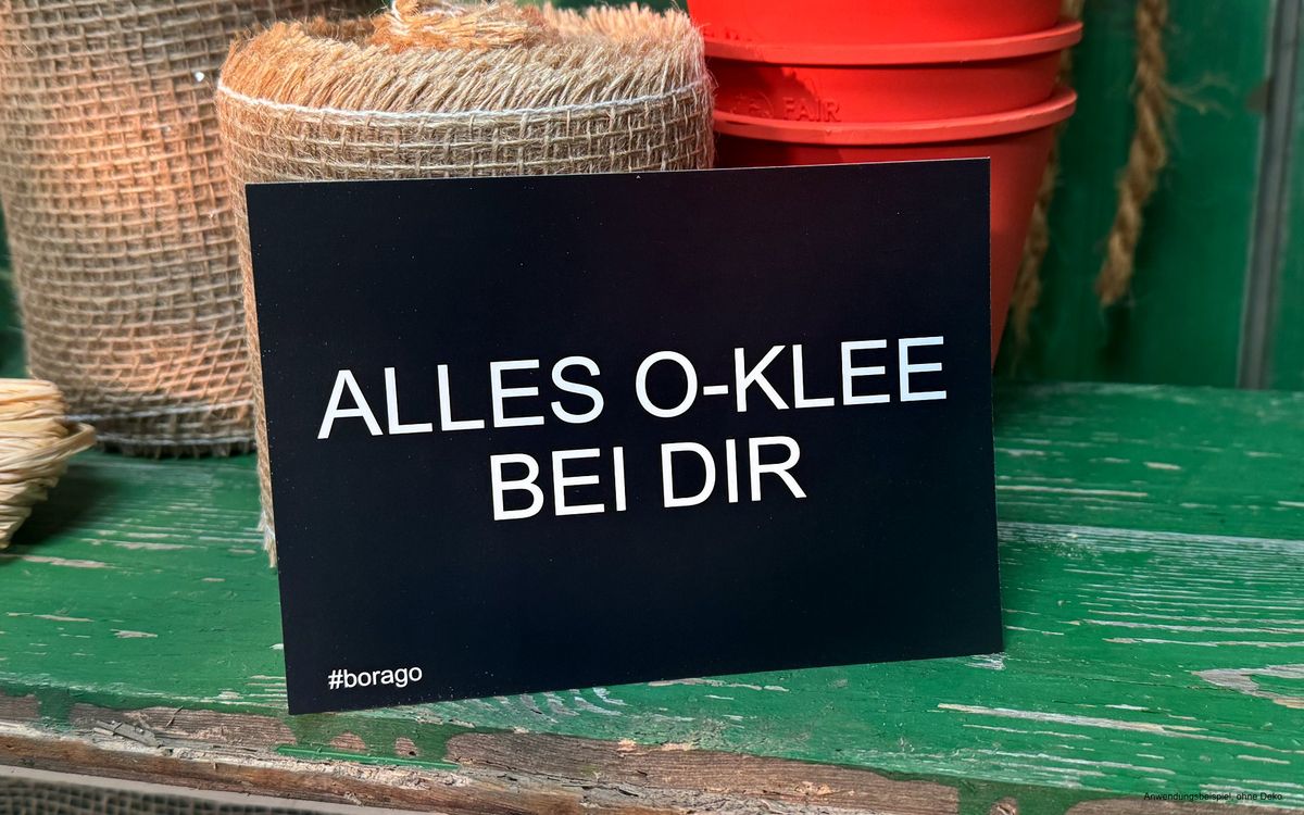 Postkarte - Alles O-Klee