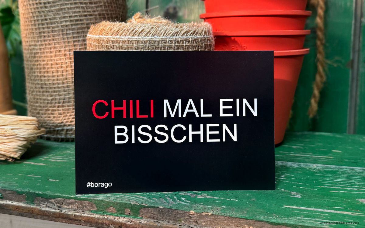 Postkarte - Chili mal