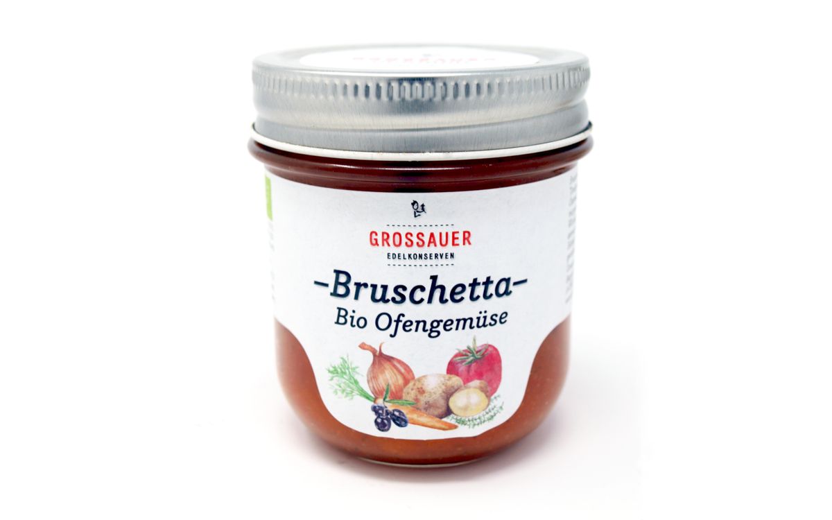 Bruschetta Bio Ofengemüse