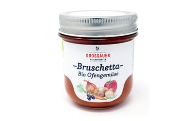 Bruschetta Bio Ofengemüse