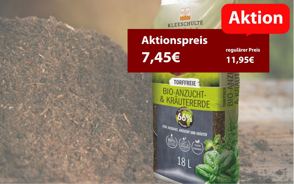 Bio Anzucht- & Kräutererde - 18 L